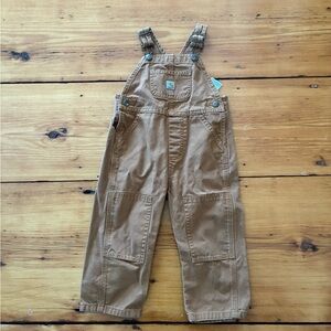 Carhartt Kids 2T Brown Overalls